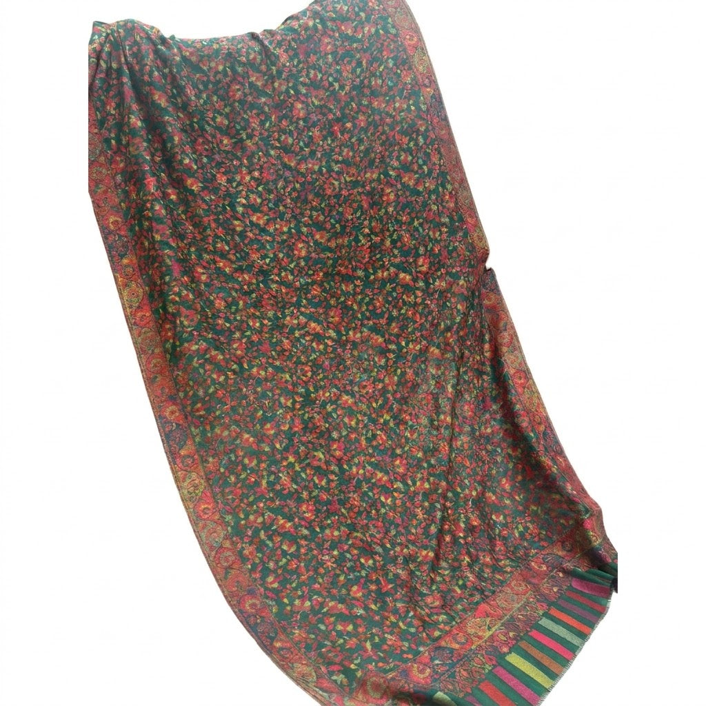 Pure Pashmina Kashmiri Traditional Shawls with Handicraft Work