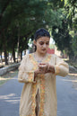 Kashmiri Traditional Cotton Fabric With Handicraft Aari Workk (Co-ord set)s