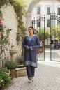 Kashmiri Traditional Silk Fabric With Handicraft Aari Work (Co-ord Set)