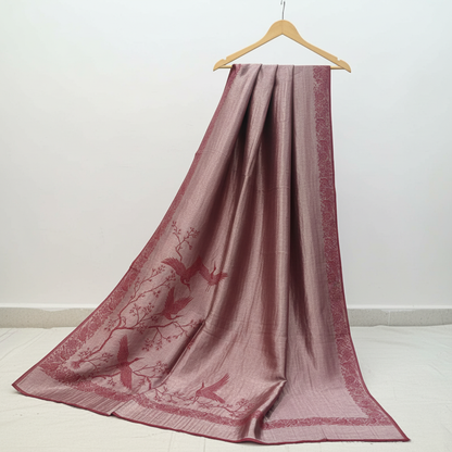 Pure Pashmina Kashmiri Traditional Shawls with Handicraft Work