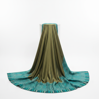 Pure Pashmina Kashmiri Traditional Shawls with Handicraft Work